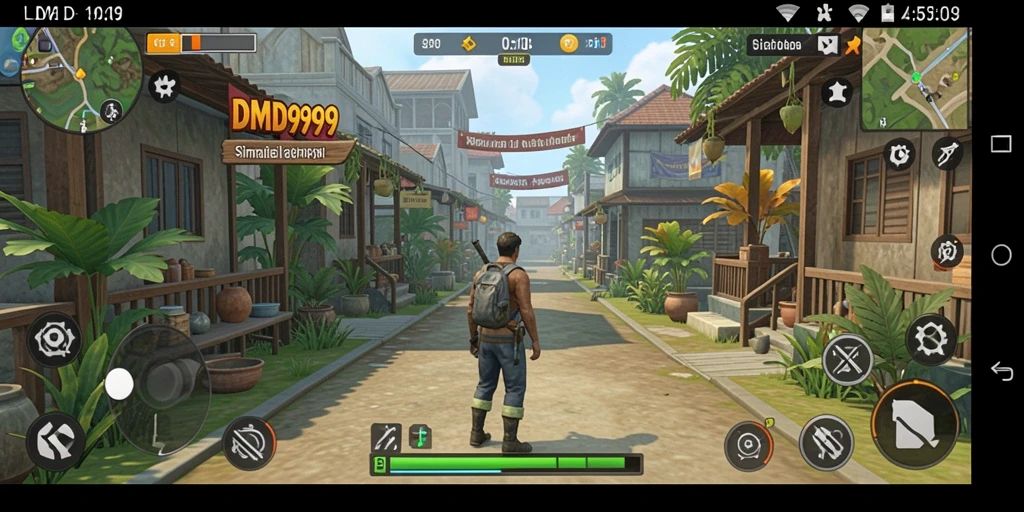Screenshot gameplay DMD999 menampilkan pengalaman simulasi yang seru dan mendalam.