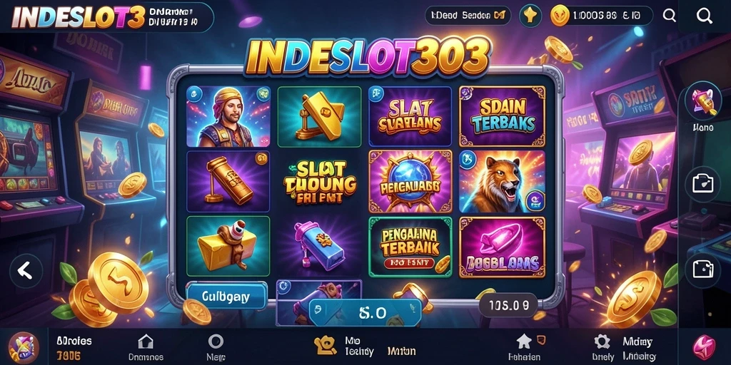 Tampilan gameplay slot yang menarik dan seru di INDESLOT303.