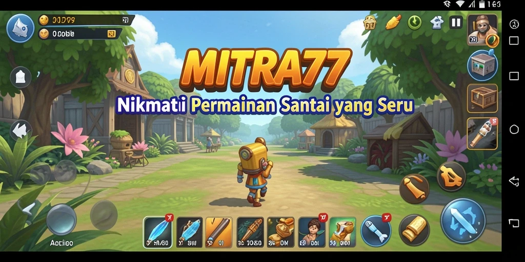 Tampilan menarik dalam gameplay MITRA77 yang seru dan santai.