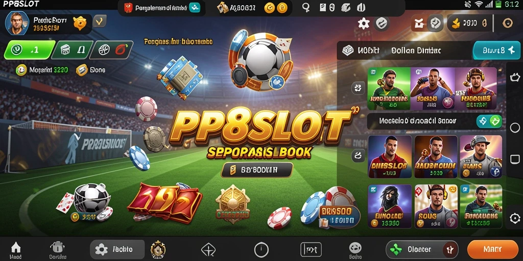 Screenshot gameplay <strong>PP8SLOT</strong> yang menampilkan pilihan taruhan olahraga.