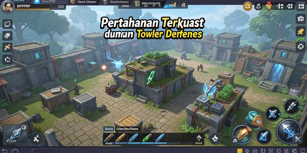 Gameplay RPRPRP yang menarik dengan elemen Tower Defense yang menantang.