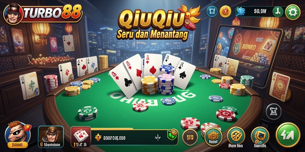 Screenshot gameplay QiuQiu TURBO88 yang seru.